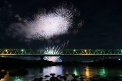 常総きぬ川花火大会3