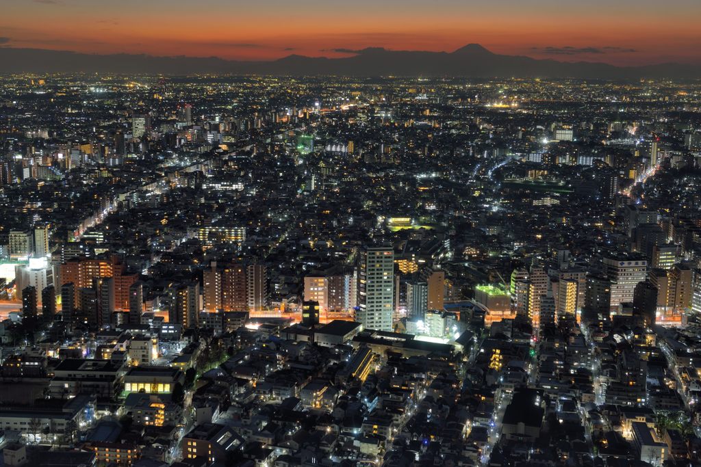 平日の富士山523