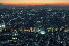 平日の富士山522