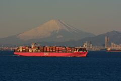 週末の富士山390