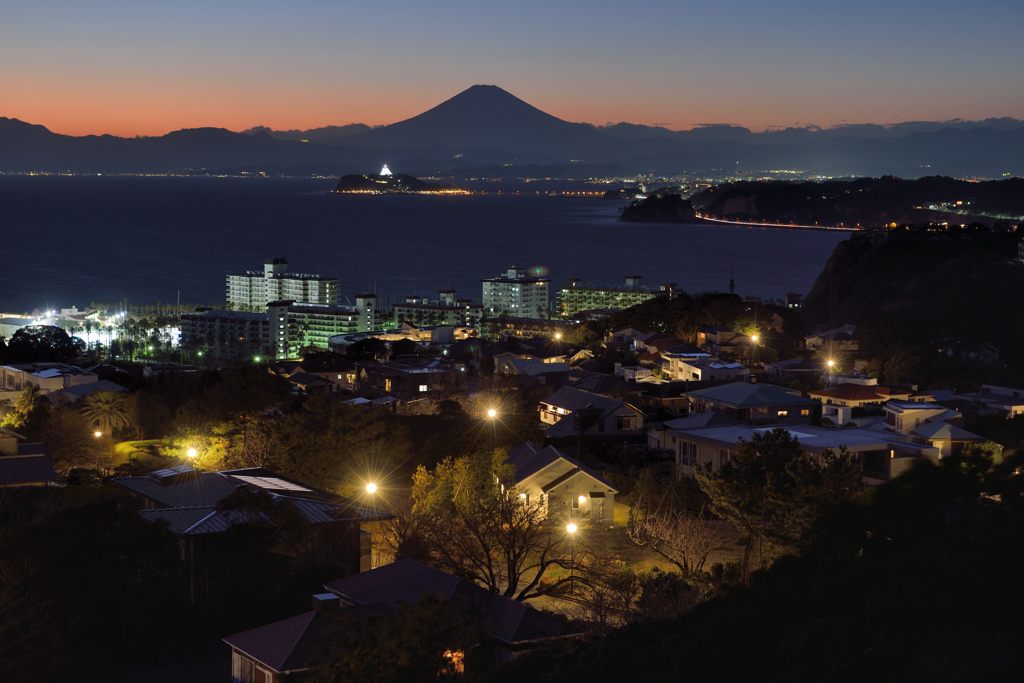 平日の富士山490