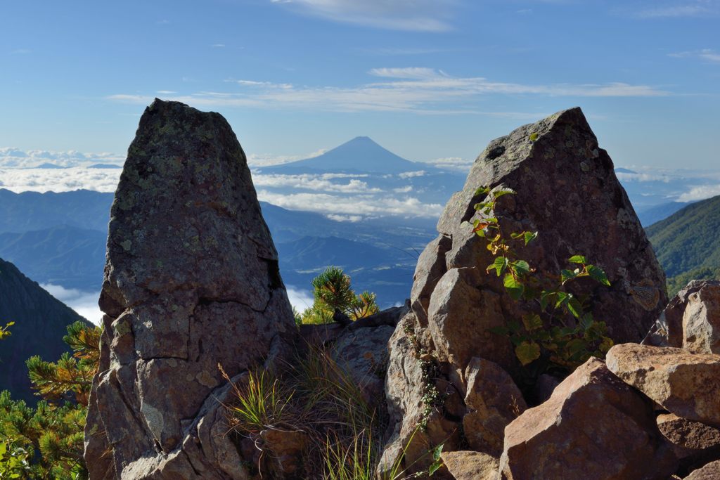 平日の富士山110