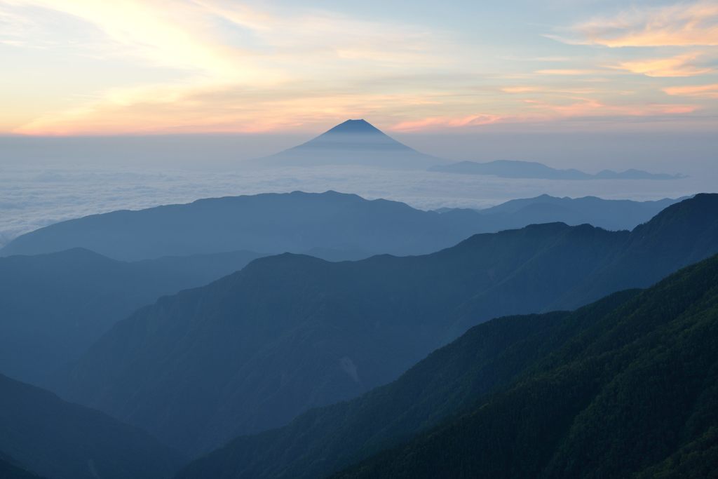 週末の富士山（新作988）