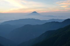 週末の富士山（新作988）