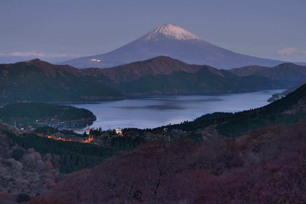 平日の富士山445