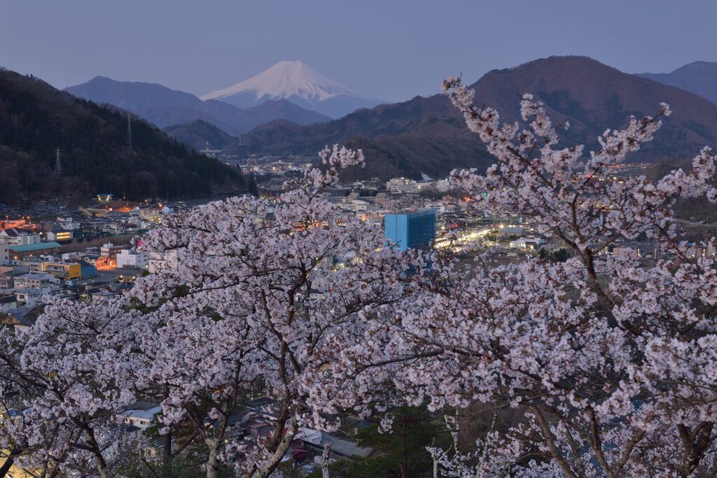 平日の富士山1081