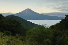 週末の富士山（新作695）