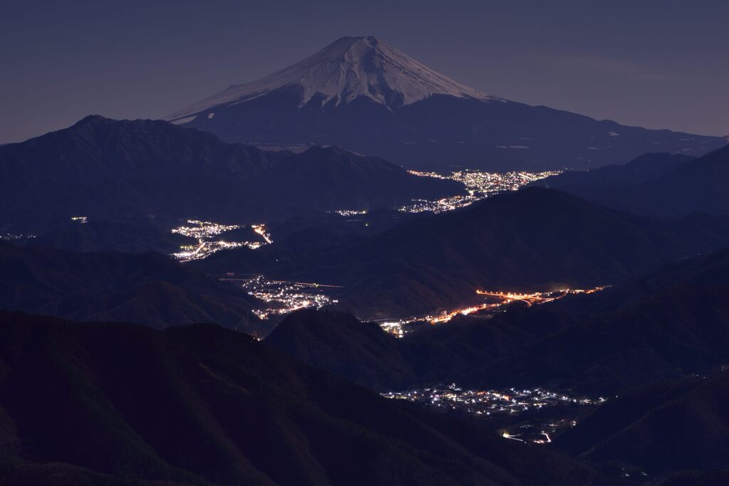 平日の富士山1025