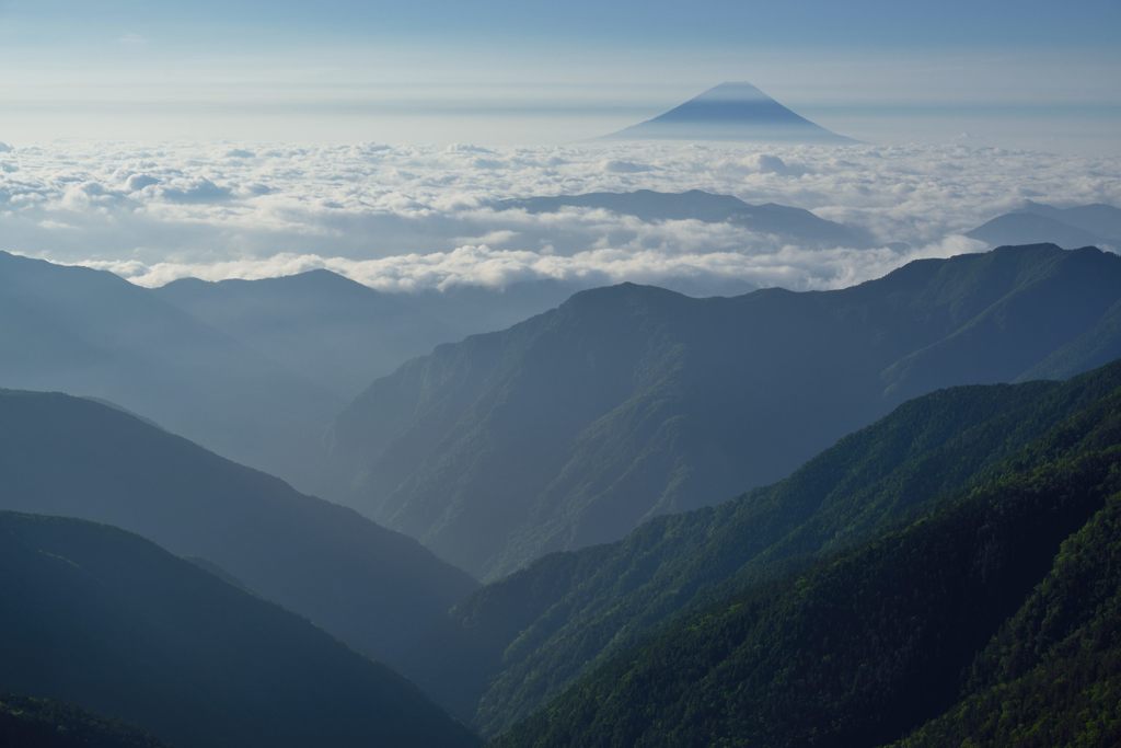 週末の富士山（新作966）