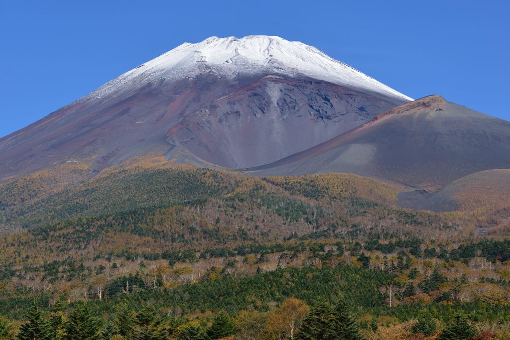 平日の富士山393