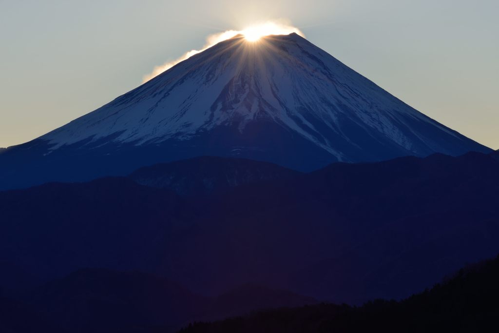 週末の富士山（新作93）