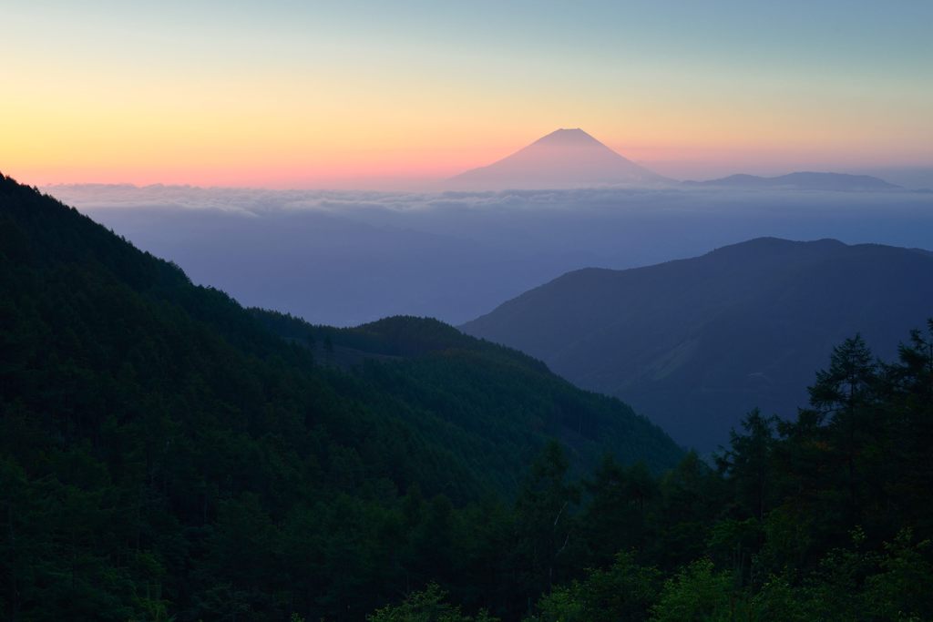 週末の富士山（新作17）