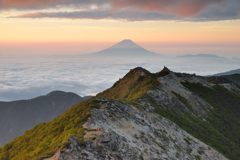 週末の富士山（新作688）