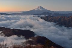 週末の富士山（新作689）