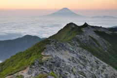 週末の富士山（新作687）
