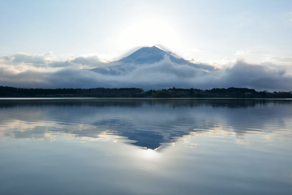週末の富士山（新作595）