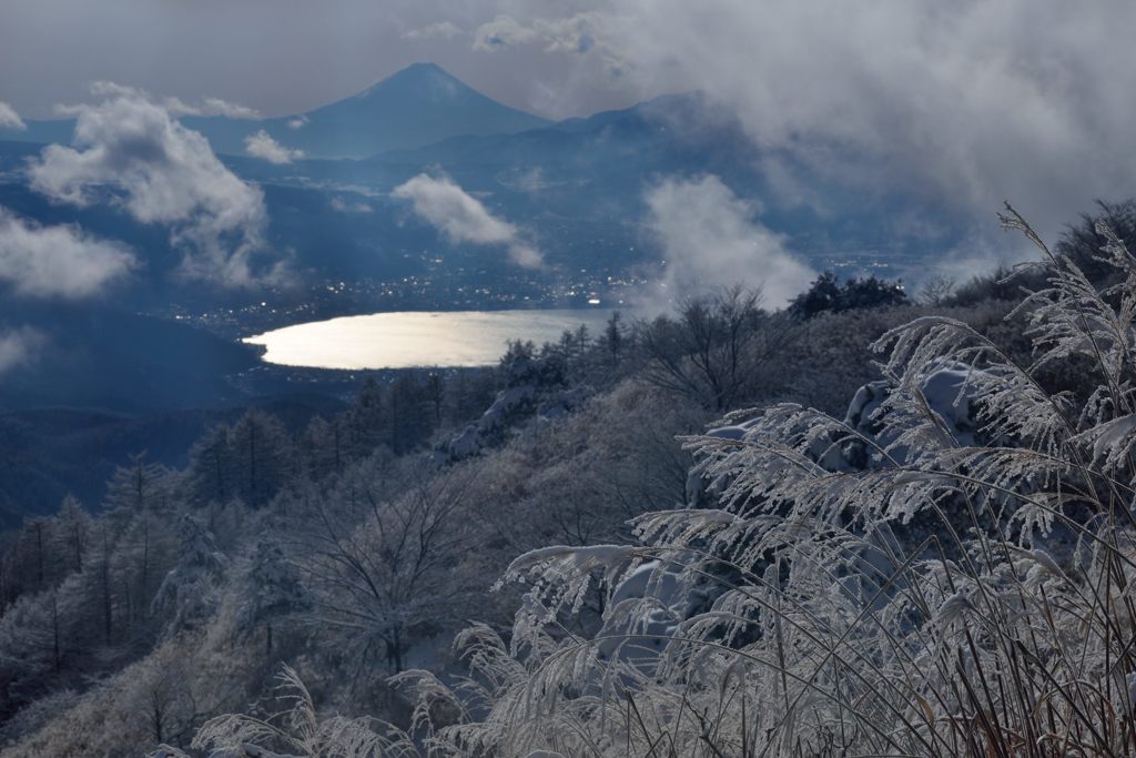 週末の富士山（新作76）