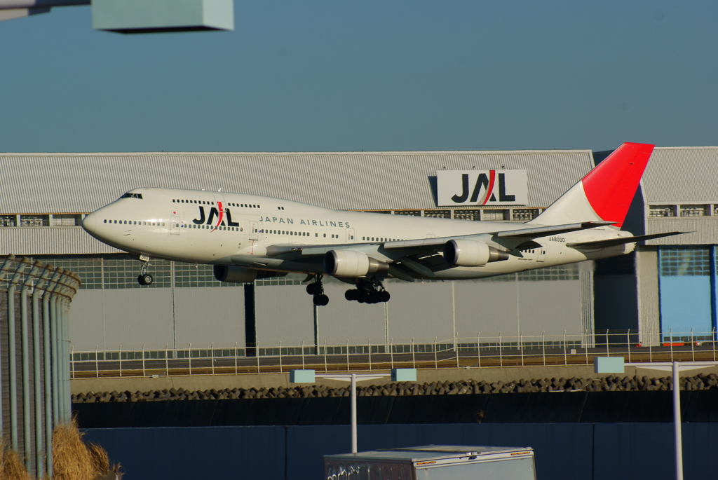 Landing　～JAL機～　2
