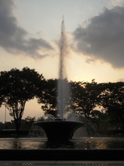Sunset Fountain