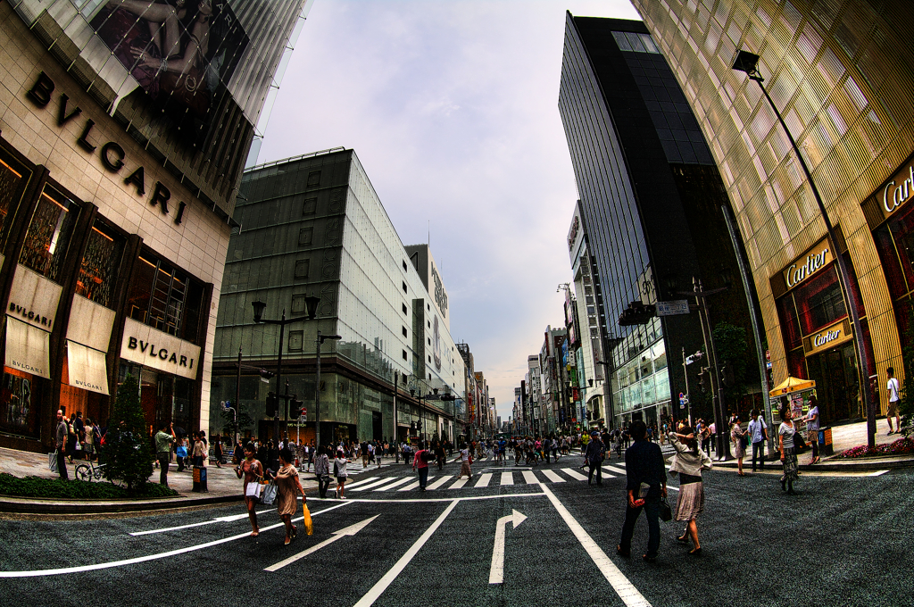 土曜日の銀座