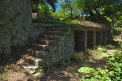 海峡を守る第５砲台跡