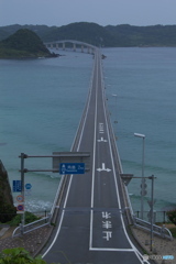 角島大橋！残念ながら雨・・・