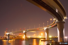四日市・いなばポートラインの夜景