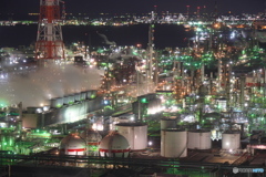 四日市コンビナート夜景