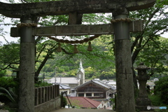 諏訪神社と﨑津教会
