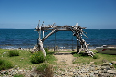 友が島にあるブランコ