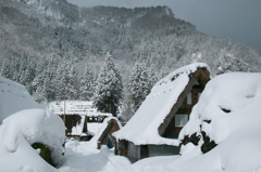五箇山　相倉地区の雪景色