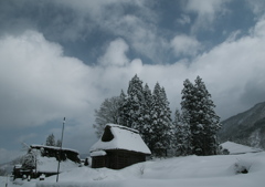 五箇山　相倉地区の雪景色