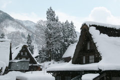 五箇山　相倉地区の雪景色