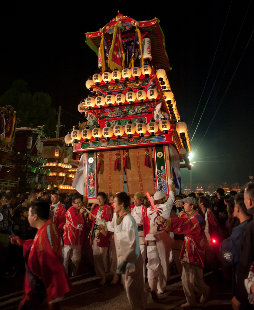 西条祭り　新地差し上げ