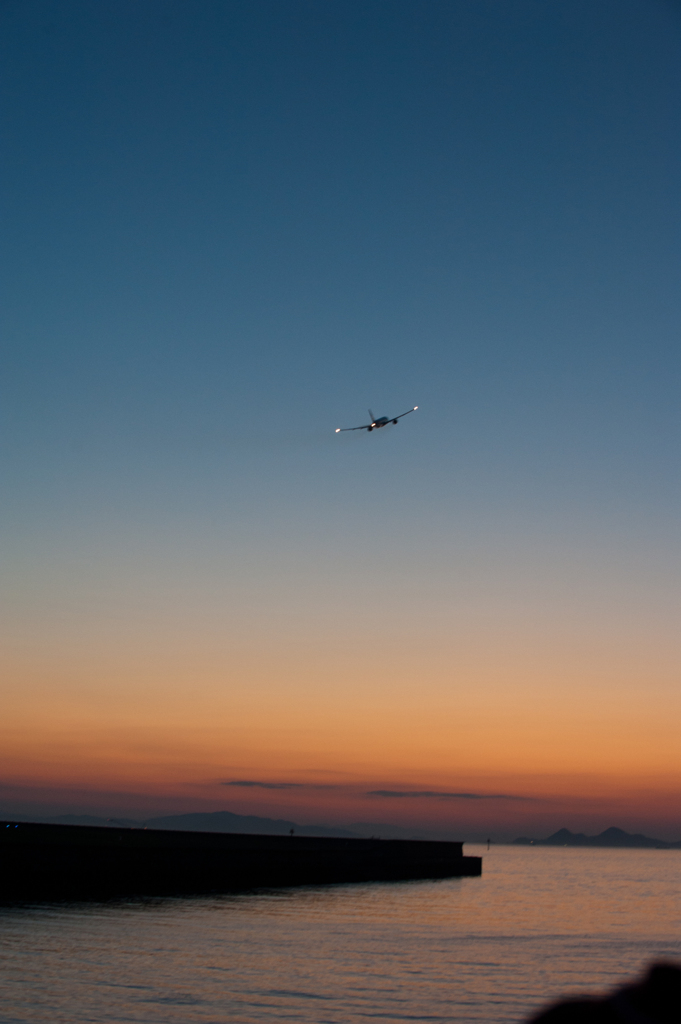 夕景の特等席へ・・・