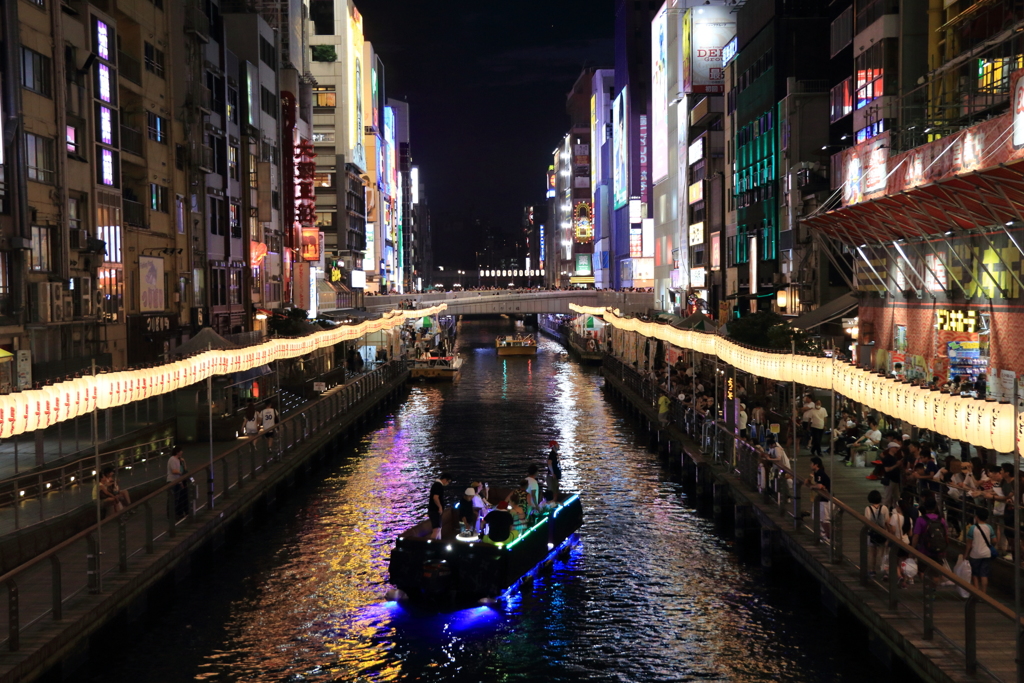 夜の道頓堀