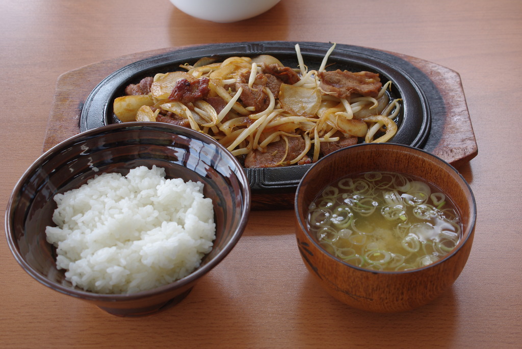 ジンギスカン定食（味噌味）