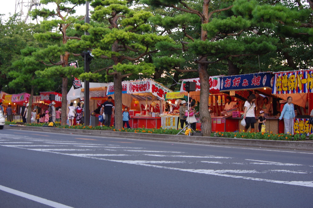祭りの露店