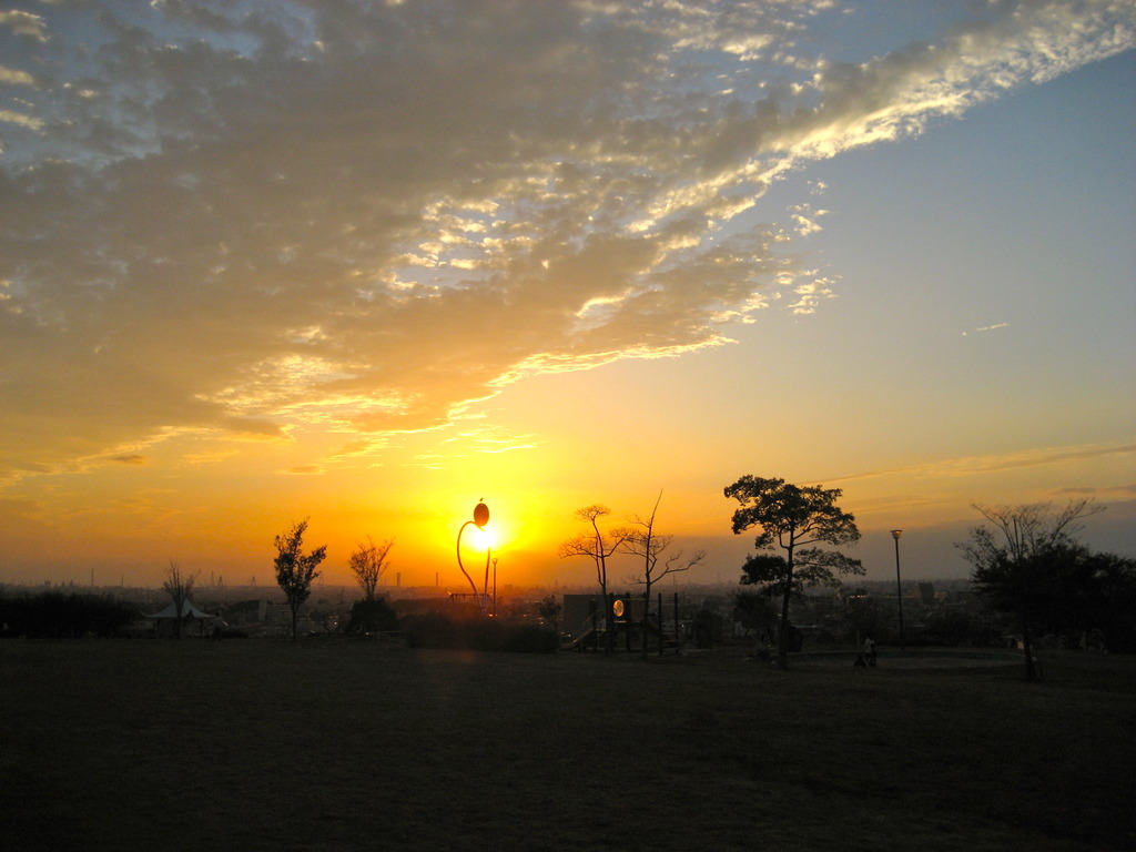 夕焼けの丘