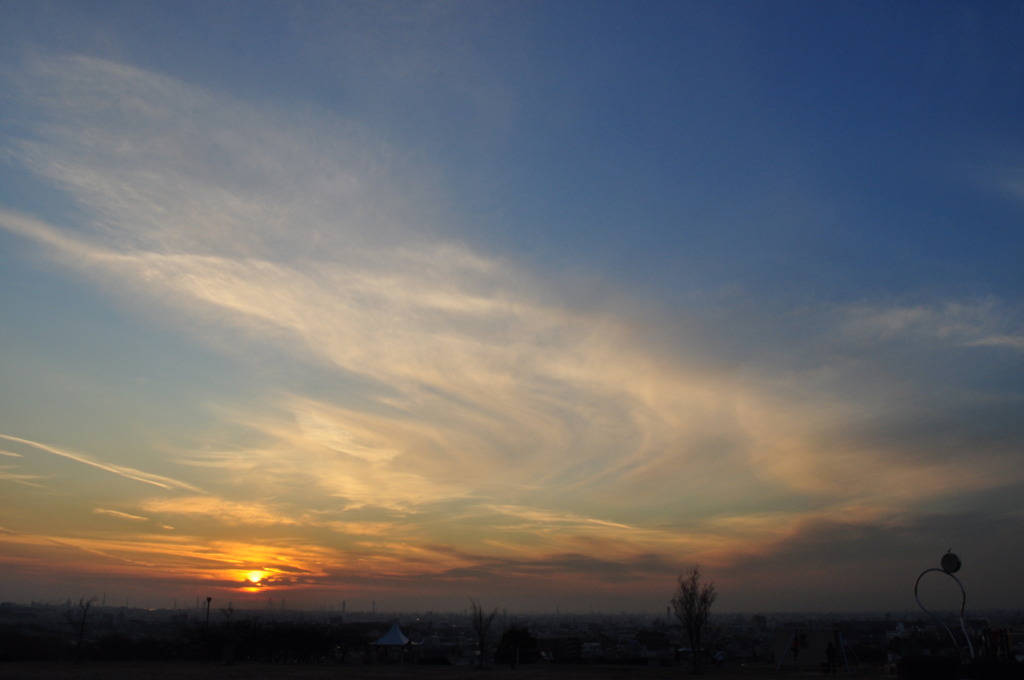 Today's evening sky
