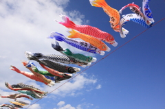 青空に向かって