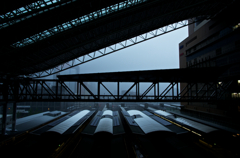 屋根：Departure platform