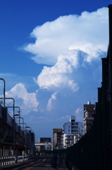 夏、空