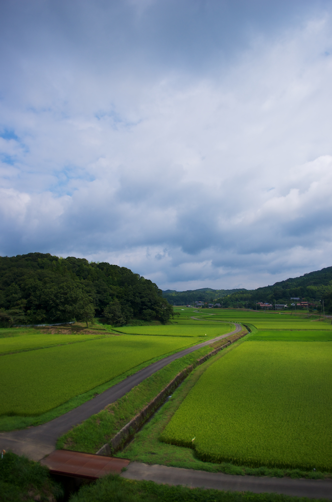 Cloudy village