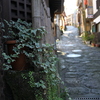 温泉街の坂