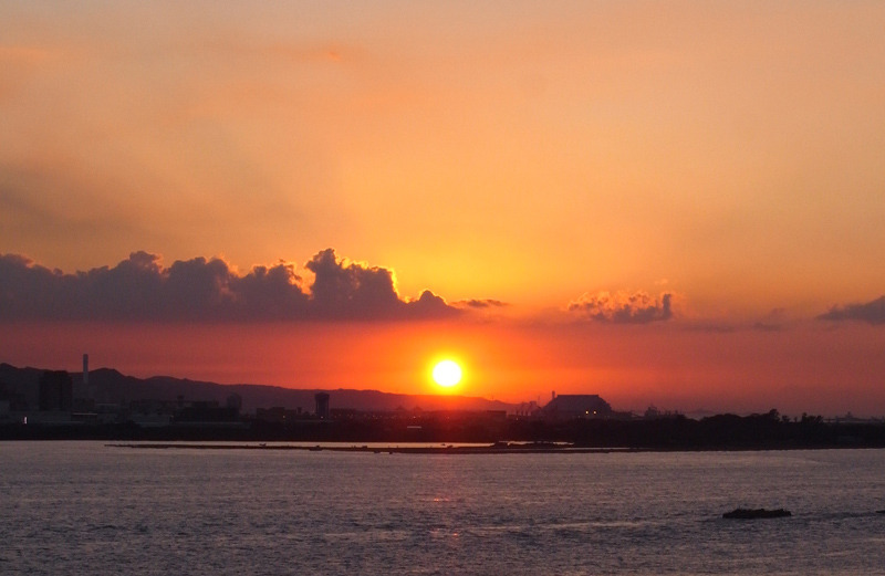 淡水的夕陽