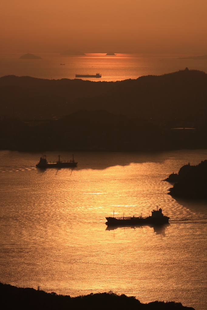 海道の夕景