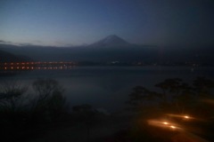 富士山の日の出