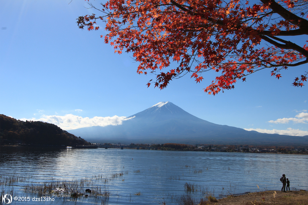 富士山と紅葉