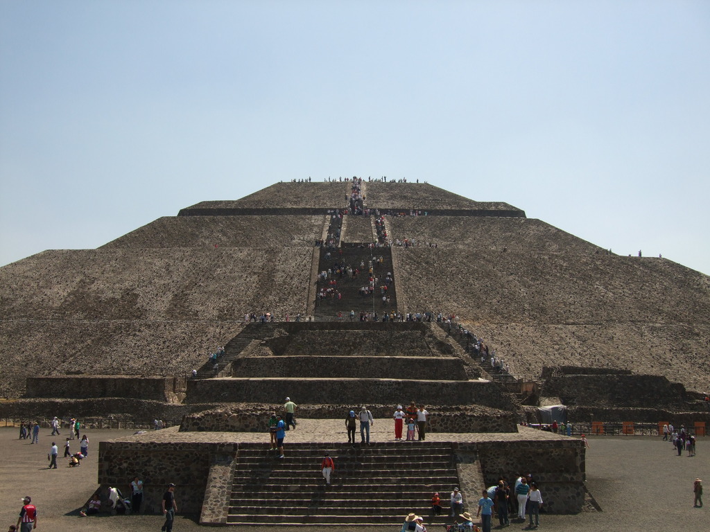 The Sun Pyramid in Mexico